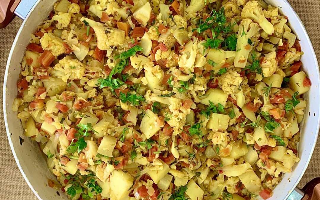 Cauliflower Potato with Carrots and Turnip Sabji